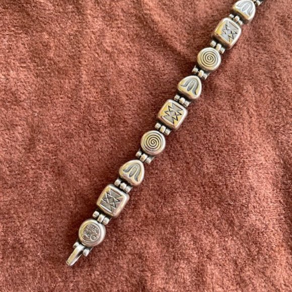 Sterling Silver Semiprecious Stone Bracelet - Picture 4 of 4